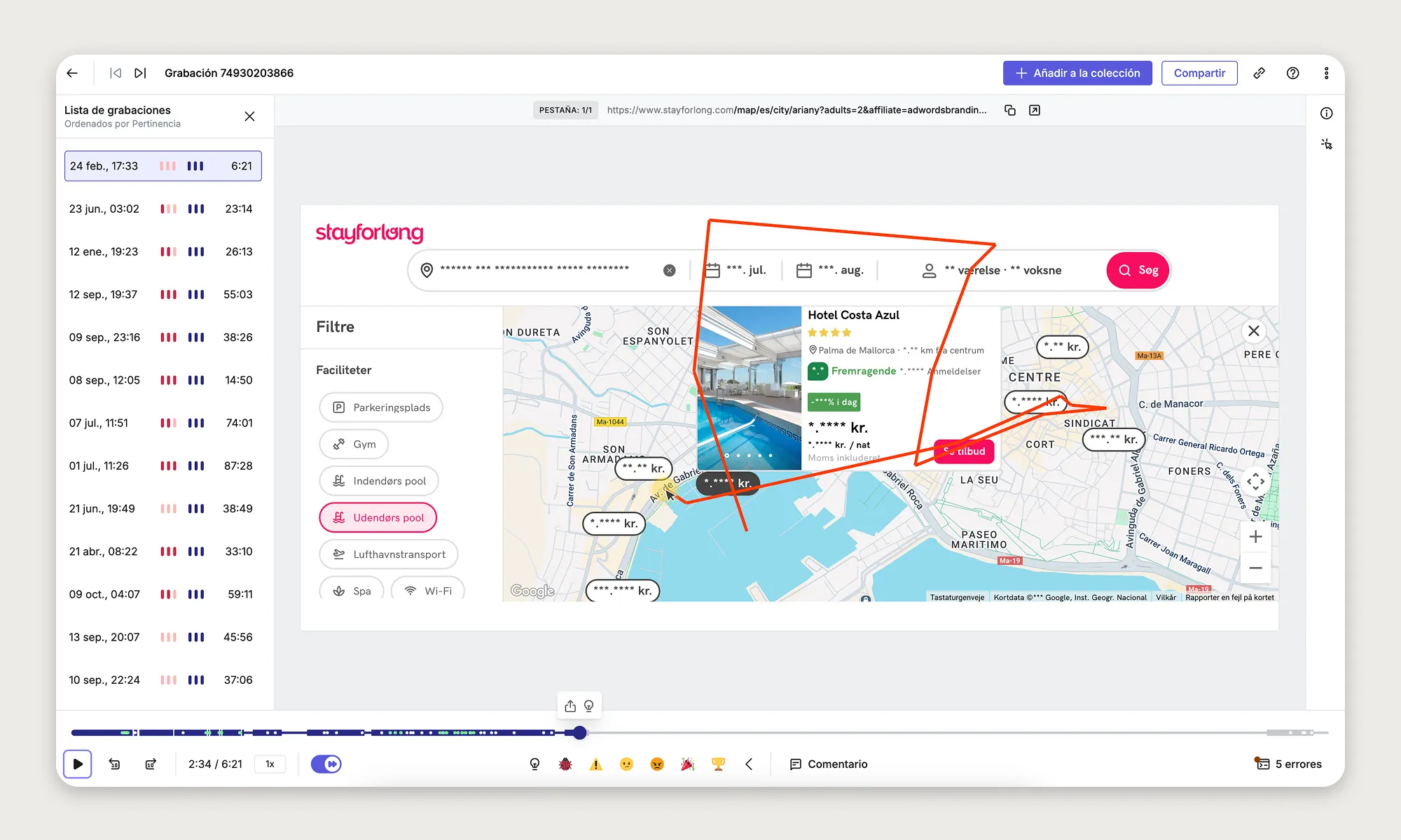 Deficiencies in hotel exploration